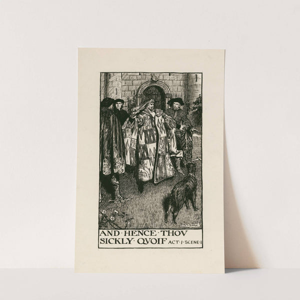 Henry IV, part 2; And hence thou sickly quoif Act I Scene I (1900) by Byam Shaw