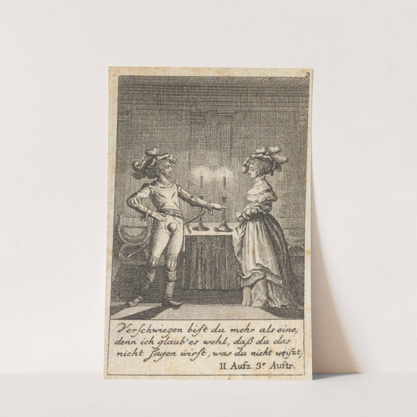 'Henry IV, Part I,' Act II, Scene III by Daniel Nikolaus Chodowiecki