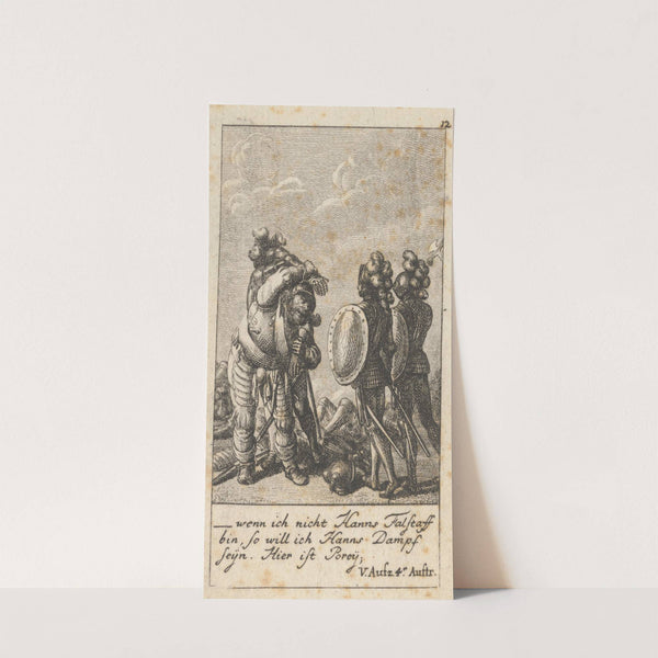 'Henry IV, Part I,' Act V, Scene IV by Daniel Nikolaus Chodowiecki