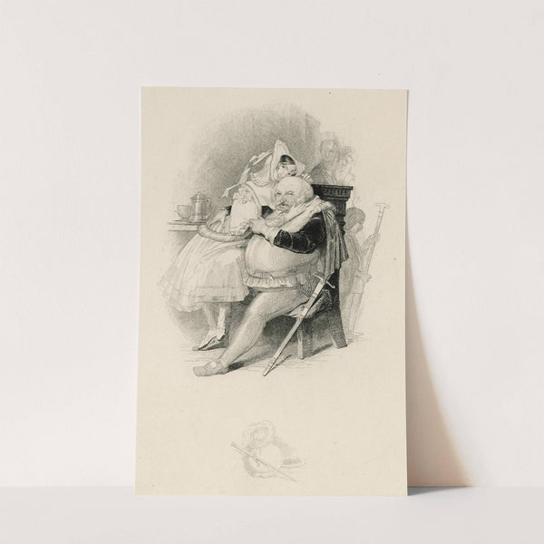 Henry IV, pt. 2, act II, s. 4. P. Henry; Look, if the withered elder hath not his poll clawed like a parrot by Joseph Kenny Meadows