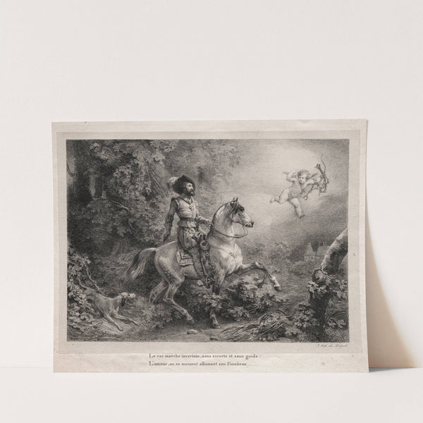 Henry IV Rides to the Château d’Anet (1825) by Horace Vernet