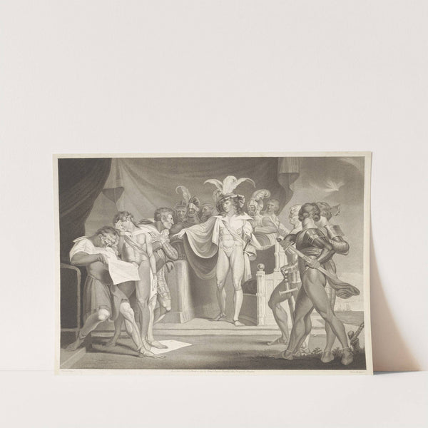 Henry V; Act II, Scene ii, Southamptom. The King, Scroop, etc. (1803) by Henry Fuseli