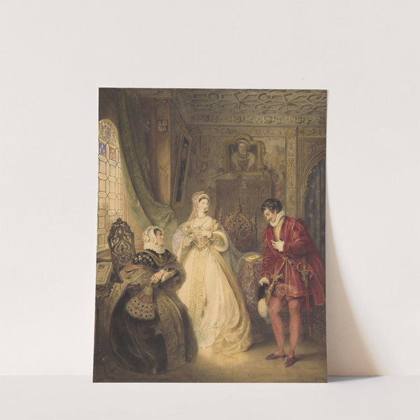 Henry VIII, act II, sc. 3 (1824) by James Stephanoff