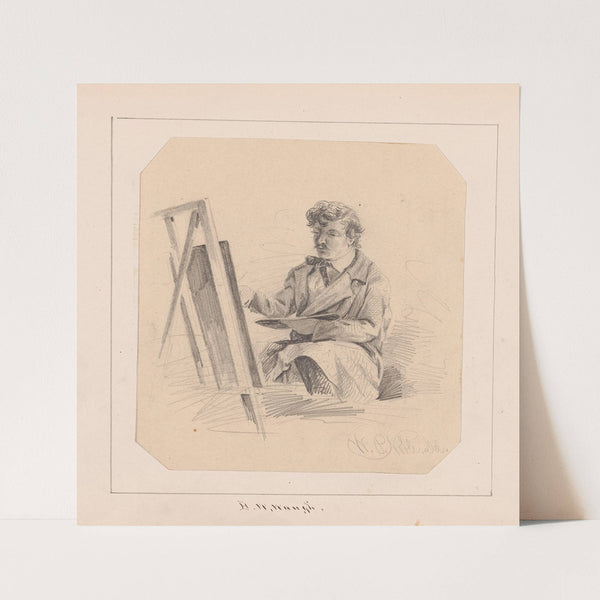 Henry W. Waugh (c. 1858) by W. P. Noble