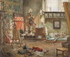 Henryk Rodakowski’s studio in Paris (1857)