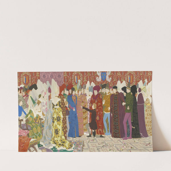 Her Appeal to the Dauphin (Joan of Arc series – II) (1906) by Louis Maurice Boutet de Monvel