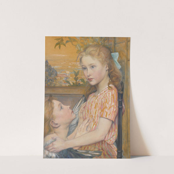 Her Guardian Angel (1894) by Charles Maurin