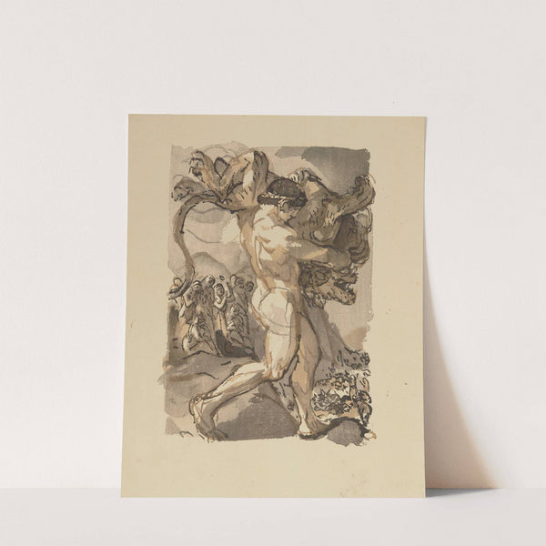 Héraclès et le lion de Némée (1935) by Jules Chadel