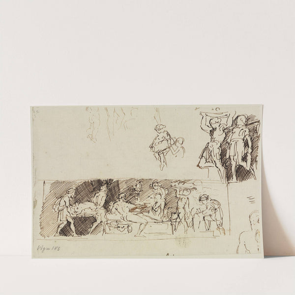 Herakles beim Mahl by Moritz von Schwind