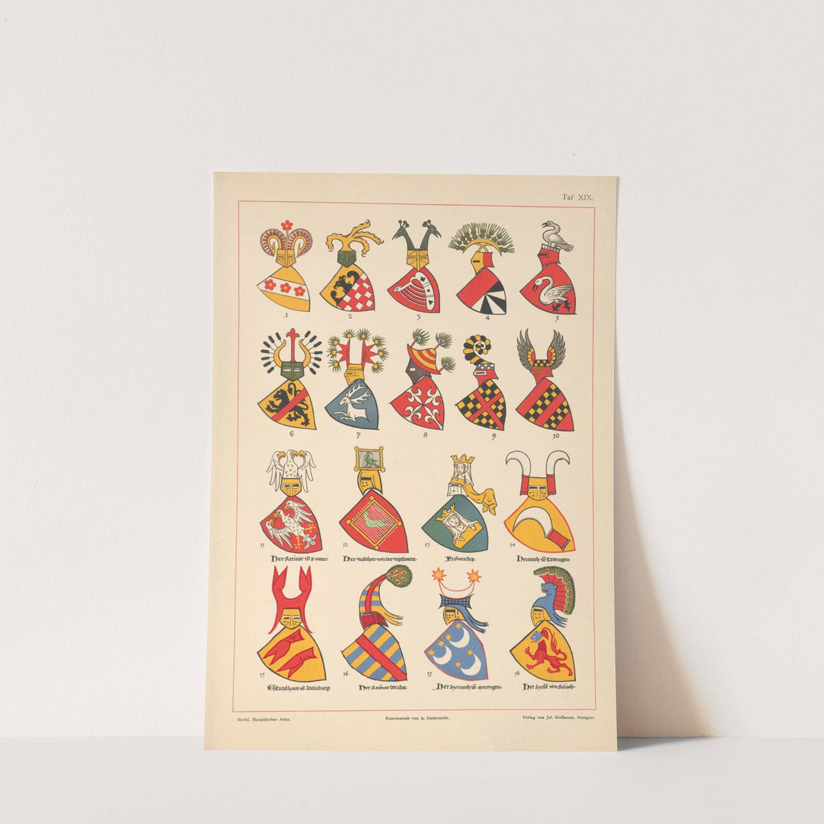 Heraldischer Atlas Pl.15 (1899) by Hugo Gerhard Ströhl