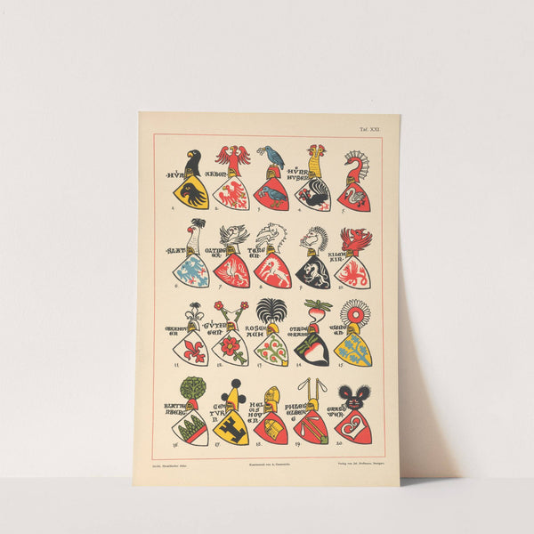 Heraldischer Atlas Pl.17 (1899) by Hugo Gerhard Ströhl