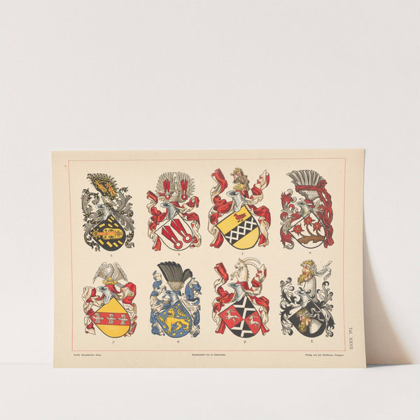 Heraldischer Atlas Pl.23 (1899) by Hugo Gerhard Ströhl