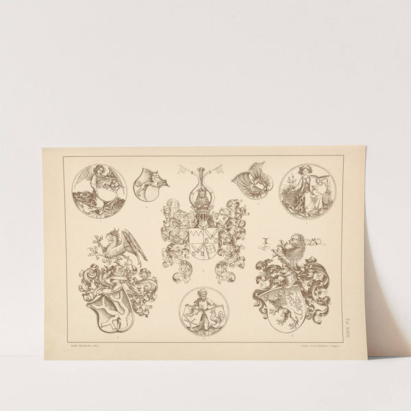 Heraldischer Atlas Pl.25 (1899) by Hugo Gerhard Ströhl