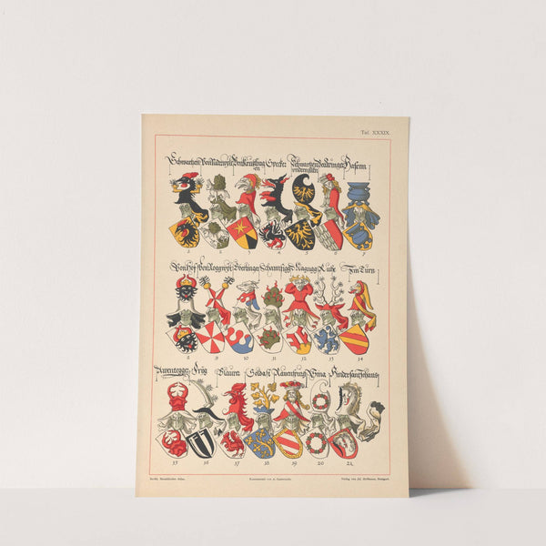 Heraldischer Atlas Pl.35 (1899) by Hugo Gerhard Ströhl