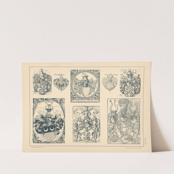 Heraldischer Atlas Pl.36 (1899) by Hugo Gerhard Ströhl