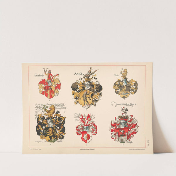 Heraldischer Atlas Pl.37 (1899) by Hugo Gerhard Ströhl