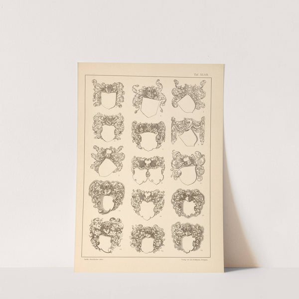 Heraldischer Atlas Pl.43 (1899) by Hugo Gerhard Ströhl