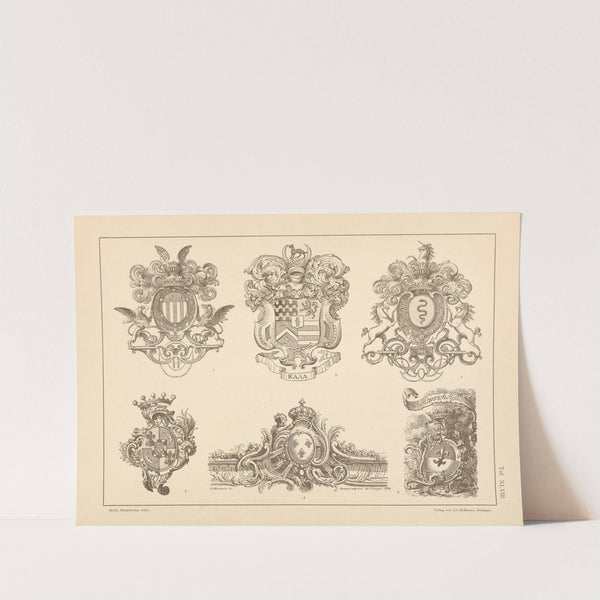 Heraldischer Atlas Pl.44 (1899) by Hugo Gerhard Ströhl