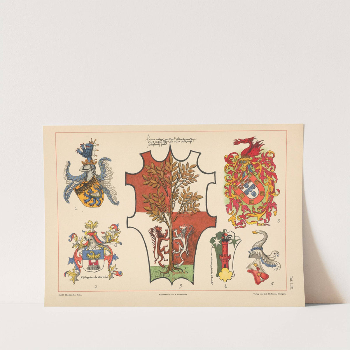 Heraldischer Atlas Pl.54 (1899) by Hugo Gerhard Ströhl