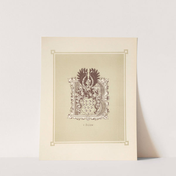 Heraldisches Alphabet Pl.03 (1884) by Adolf Matthias Hildebrandt