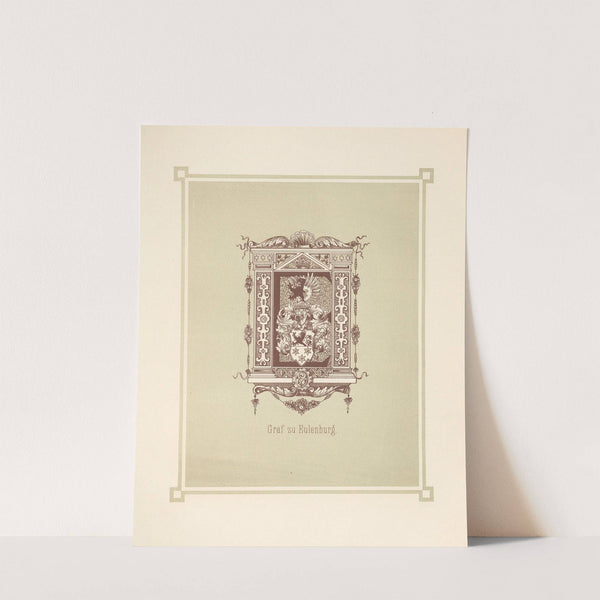 Heraldisches Alphabet Pl.06 (1884) by Adolf Matthias Hildebrandt