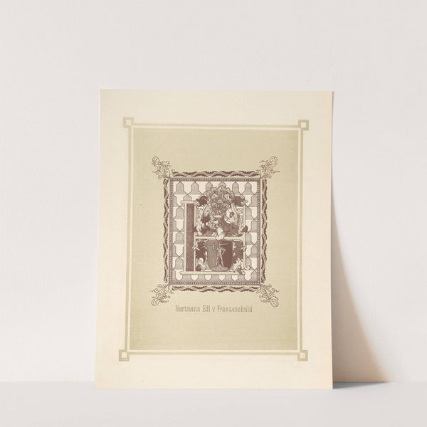 Heraldisches Alphabet Pl.07 (1884) by Adolf Matthias Hildebrandt