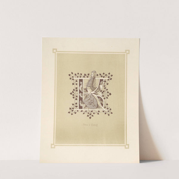 Heraldisches Alphabet Pl.11 (1884) by Adolf Matthias Hildebrandt