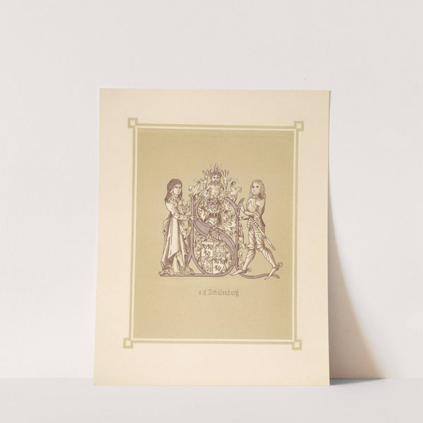 Heraldisches Alphabet Pl.19 (1884) by Adolf Matthias Hildebrandt