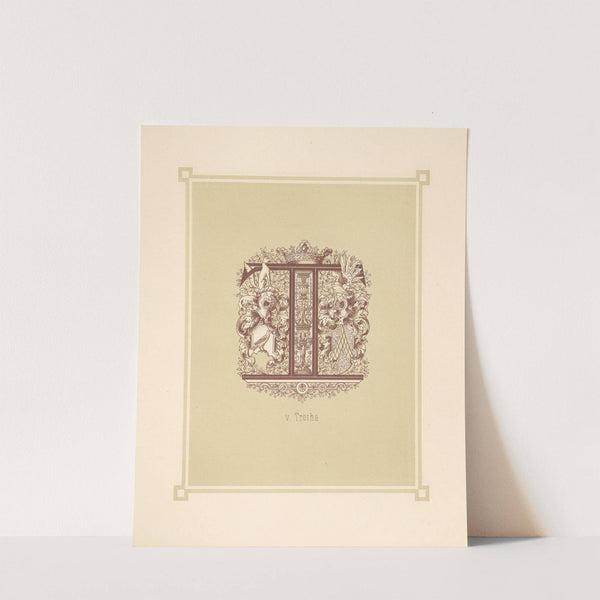 Heraldisches Alphabet Pl.20 (1884) by Adolf Matthias Hildebrandt