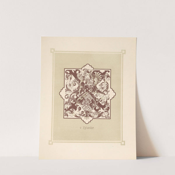 Heraldisches Alphabet Pl.24 (1884) by Adolf Matthias Hildebrandt