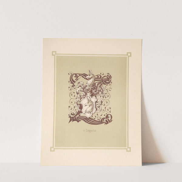 Heraldisches Alphabet Pl.26 (1884) by Adolf Matthias Hildebrandt