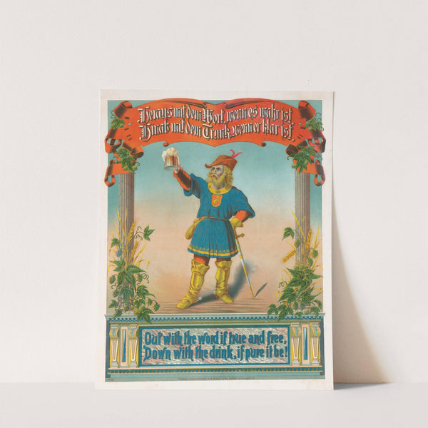 Heraus mit dem work, wen es wahr ist, hinab mit de trunk, wenn er klar ist. by Anonymous