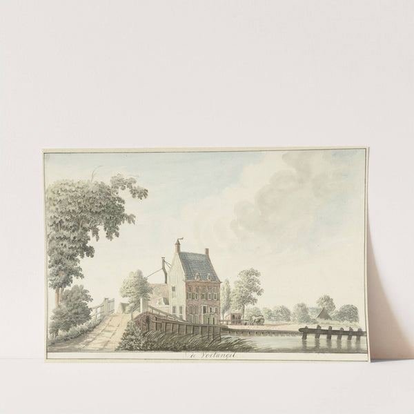 Herberg de Voetangel aan de Utrechtse trekvaart by Hendrik Tavenier
