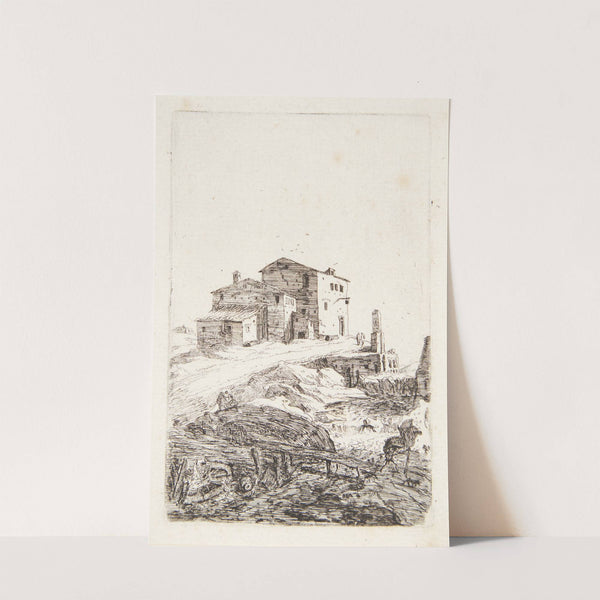 Herberg nær Prima Porta by Bartholomeus Breenbergh