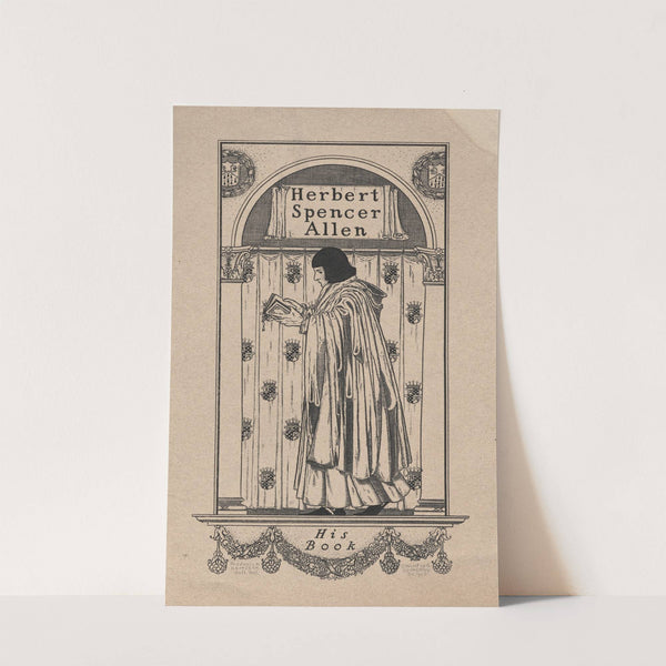 Herbert Spencer Allen, His Book inscribed by Frederick Garrison Hall