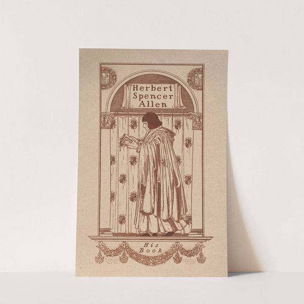 Herbert Spencer Allen, His Book inscribed by Frederick Garrison Hall