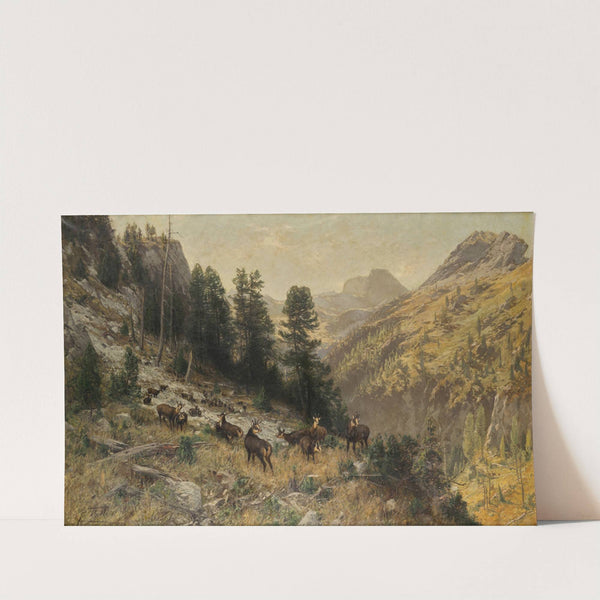 Herbst im Hochgebirge by Julius Arthur Thiele