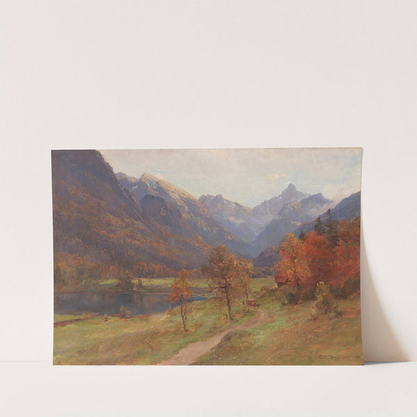 Herbst im Stodertal (1920) by Edward Theodore Compton