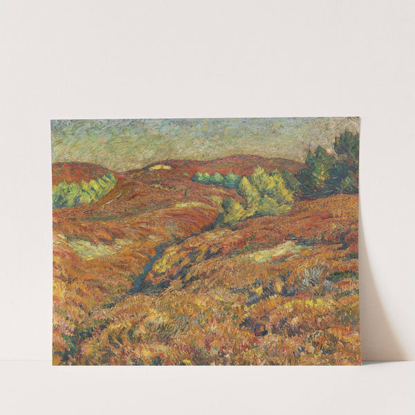 Herbst in der Heide by Georg Burmester