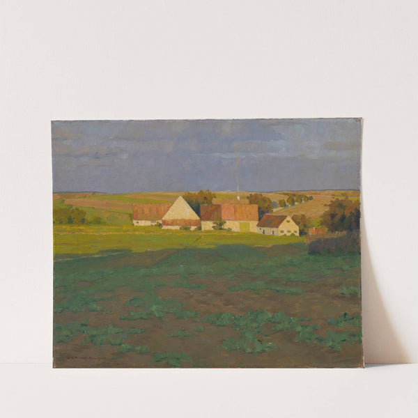 Herbstabend bei Dachau by Gustav Heinrich Münch