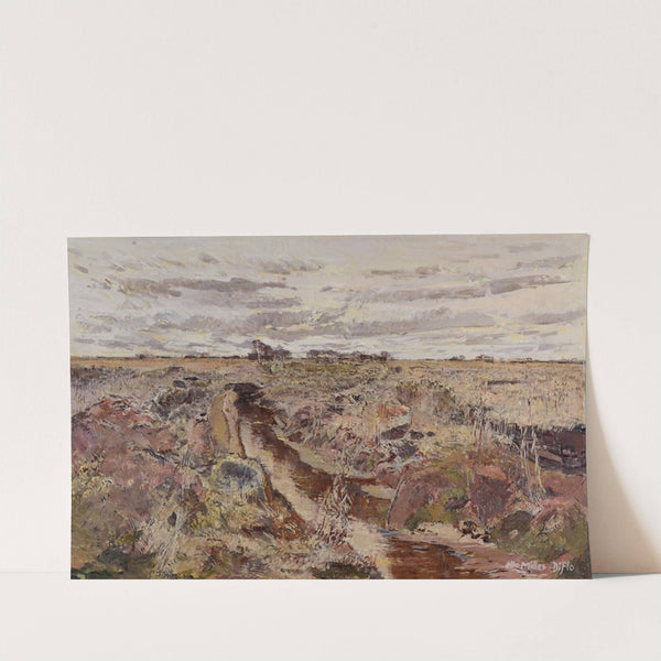 Herbstabend im Moos by Otto Miller-Diflo