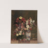 Herbstblumen mit Vase by Franz Rumpler
