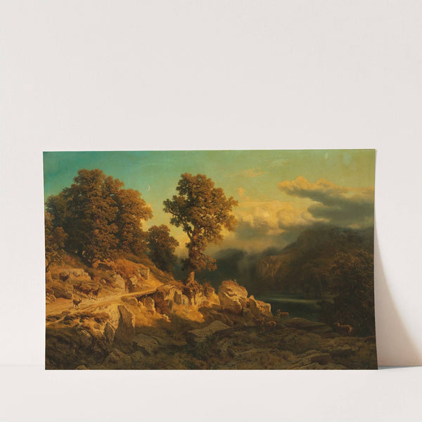 Herbstlandschaft (before 1868) by August Schaeffer von Wienwald