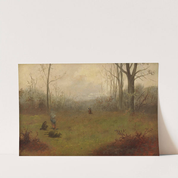 Herbstlandschaft (1880) by August Schaeffer von Wienwald