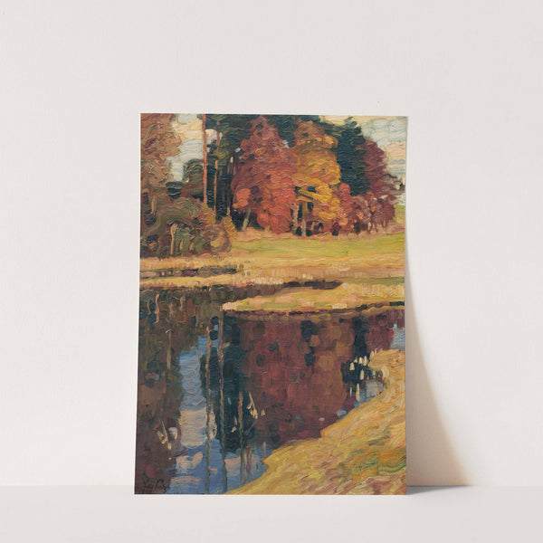 Herbstlandschaft (1902) by Leo Putz