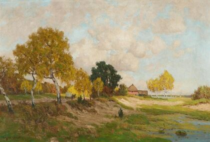 Herbstliche Landschaft bei Ahrenshoop