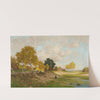 Herbstliche Landschaft bei Ahrenshoop by Paul Müller-Kaempff