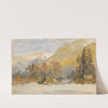 Herbstliche Voralpenlandschaft (Studie) (1890-1900) by Edward Theodore Compton