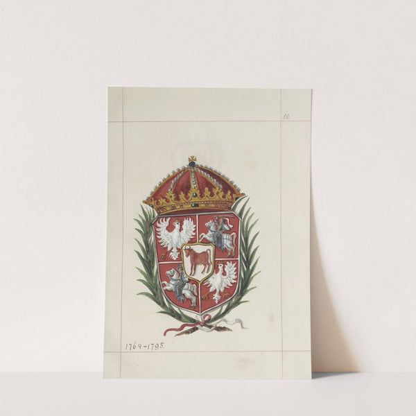 Herby Rzeczypospolitej Polskiej i W. X. Litewskiego. T. 1 Pl.012 (1875-1900) by Boleslaw Starzyński
