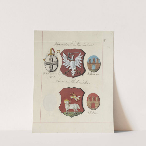 Herby Rzeczypospolitej Polskiej i W. X. Litewskiego. T. 1 Pl.023 (1875-1900) by Boleslaw Starzyński